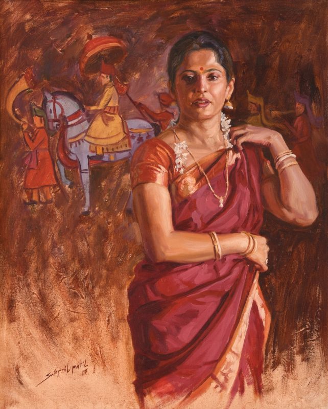 arrangement 30x24 in oil on canvas (2) rs 50000