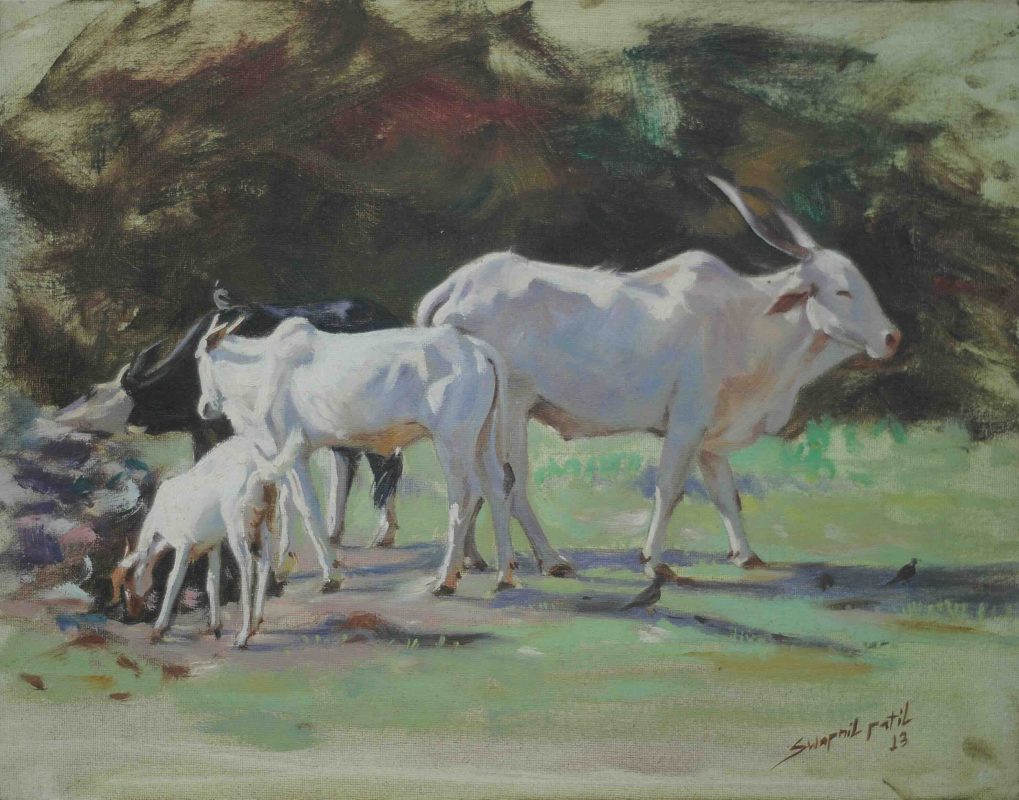 relation 14x18inch oil on canvas price-30000
